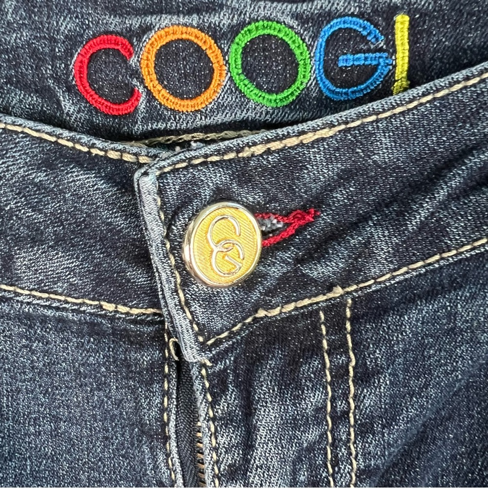 Coogi Blue Jeans with Colorful Pocket Design 16W Women’s - Picture 2 of 11